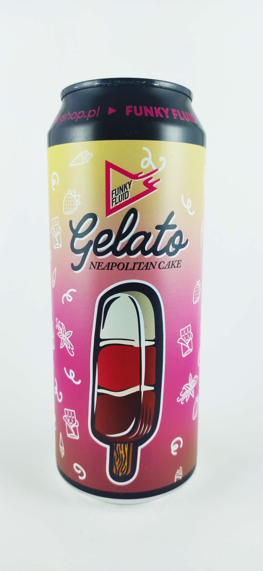 Funky Fluid  Gelato Neapolitan Cake Ice Cream Sour