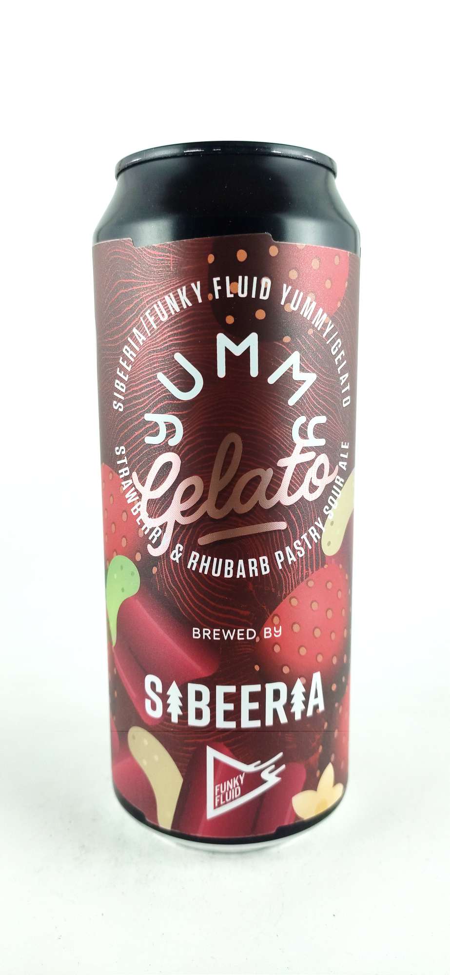 Sibeeria & Funky Fluid Yummy/Gelato Strawberry & Rhubarb 20°