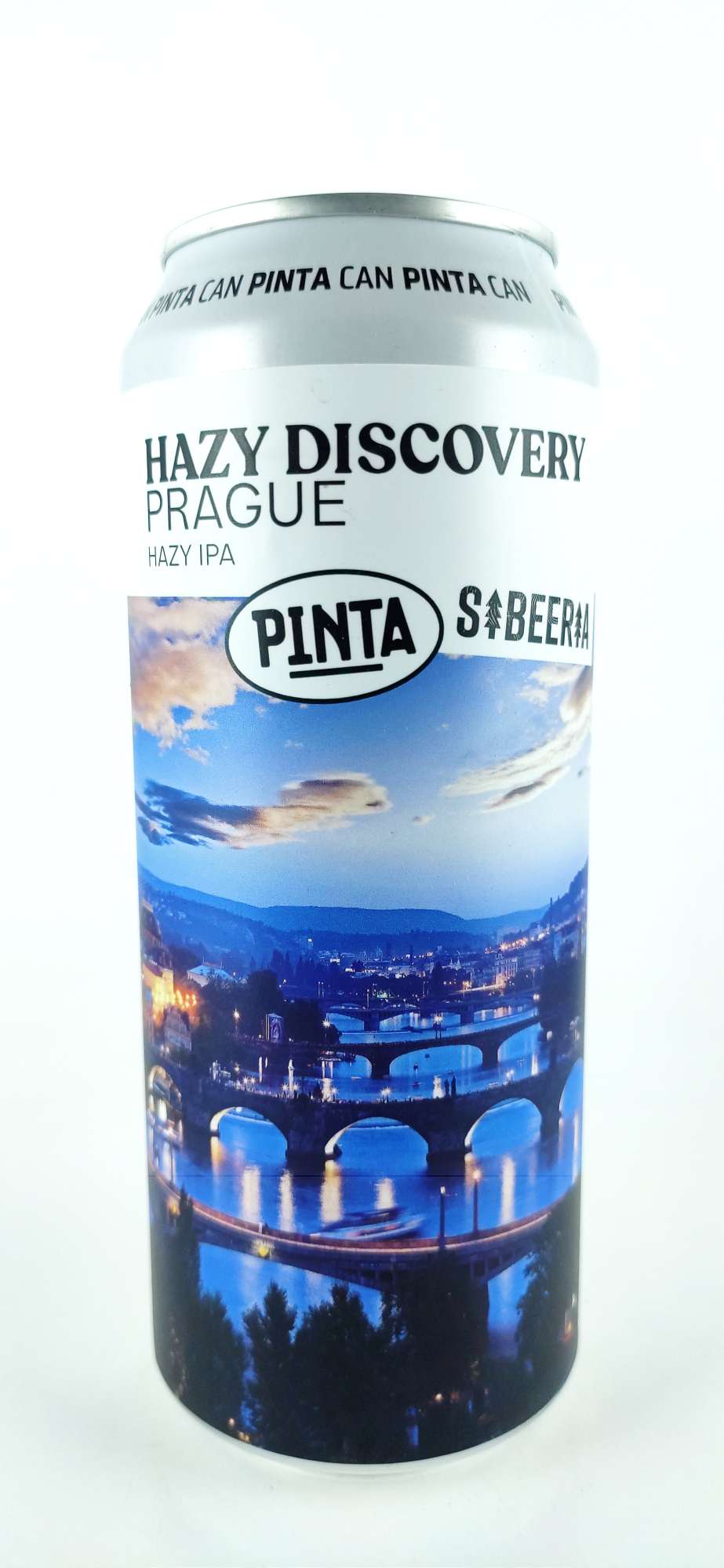 Sibeeria / Pinta Hazy Discovery Prague Hazy IPA 16°