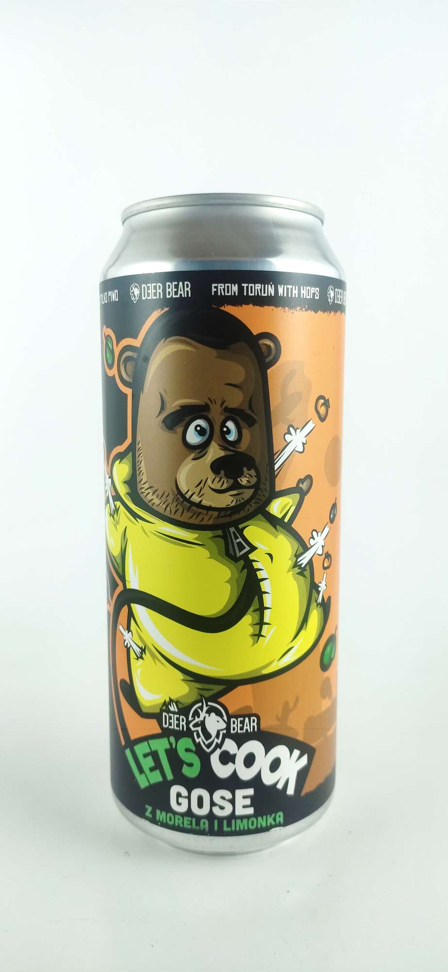 Deer Bear Let's Cook Apricot and LIme Gose 13°