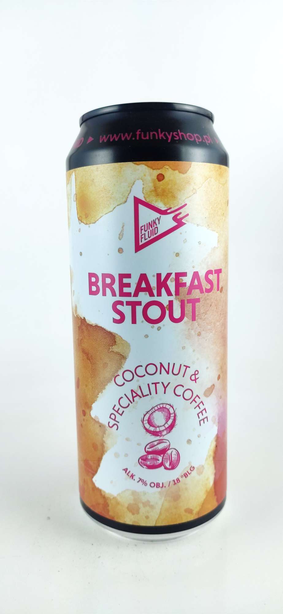 Funky Fluid Breakfast Stout Coffee & Coconut 18°