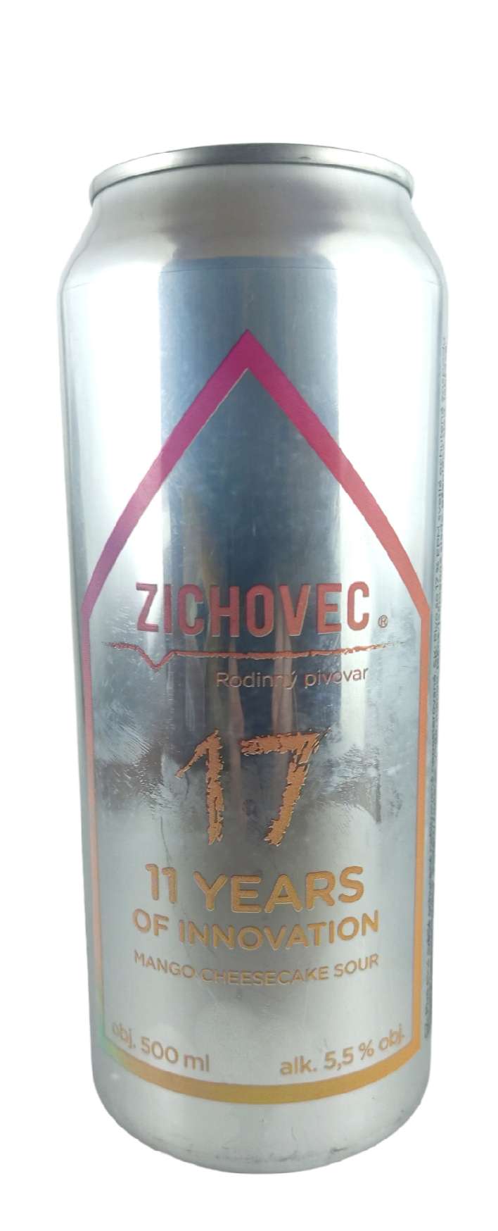 Zichovec 11 Years of Innovation Mango Cheesecake Sour ALE 17°