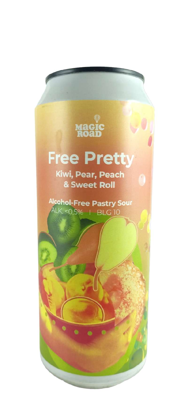 Magic Road Free Pretty Kiwi, Peach, Pear&Sweet Roll 0°