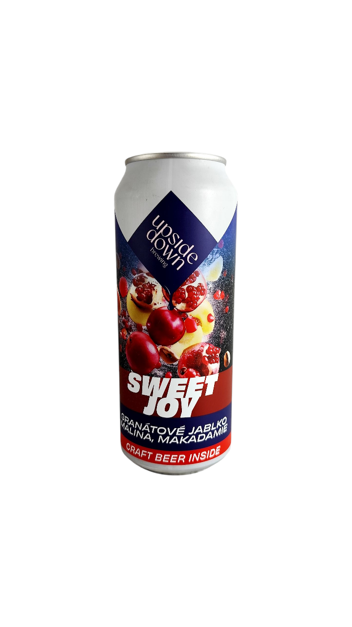 Upside Down Sweet Joy: Granátové Jablko, Malina, Makadamie Sour 14°