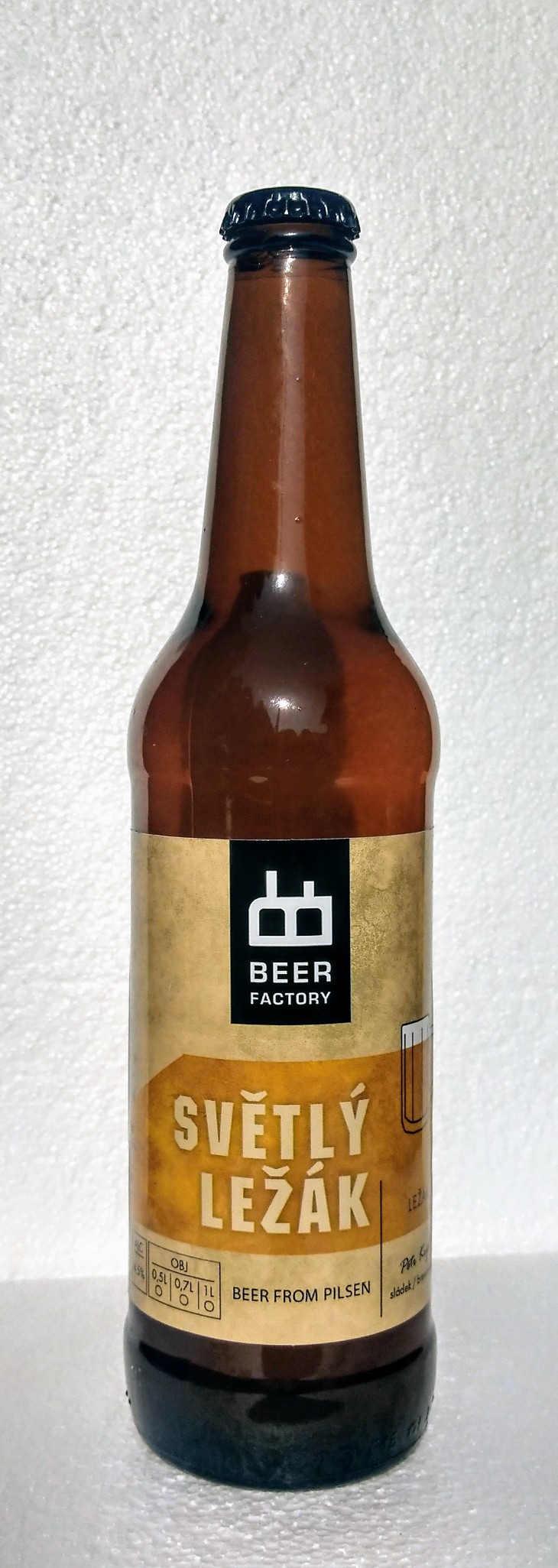 Beer Factory Světlý ležák 12°