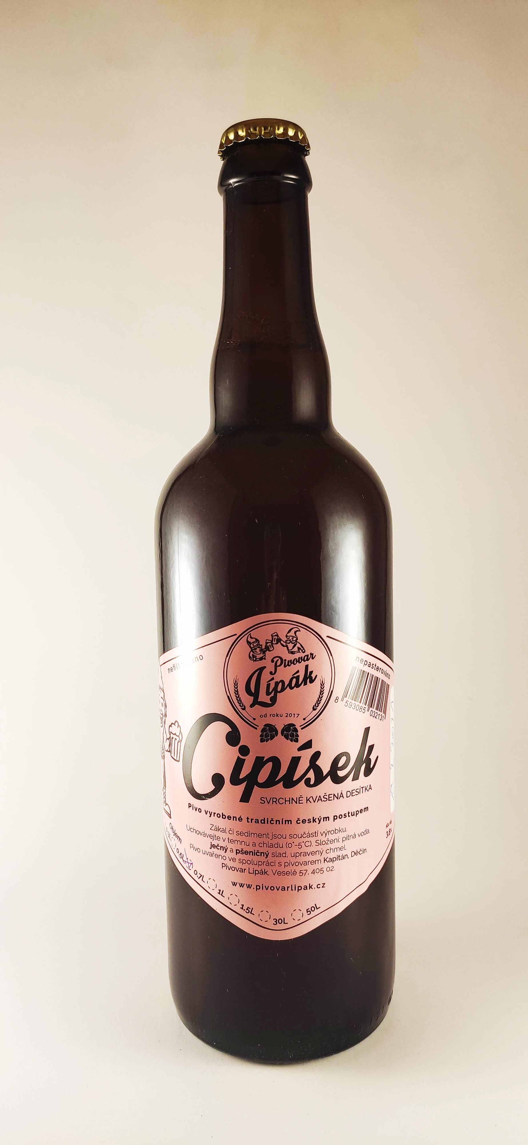Lípák Cipísek IPA 10°
