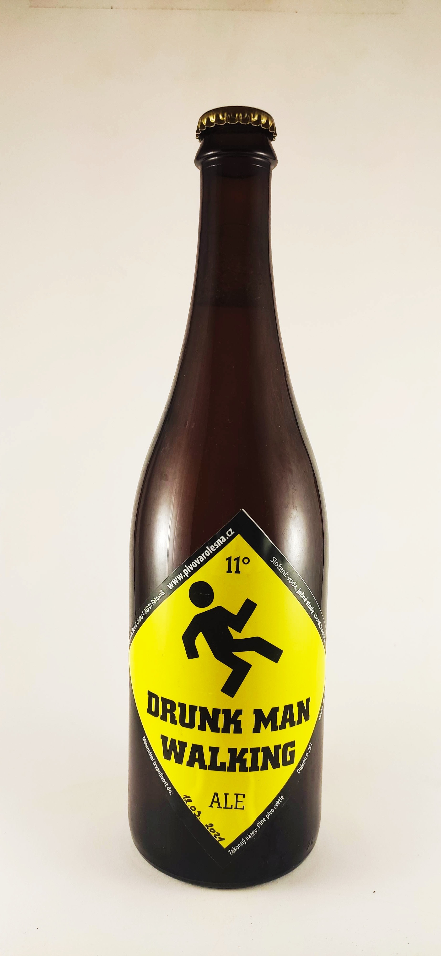Olešná Drunk man walking ALE 11°