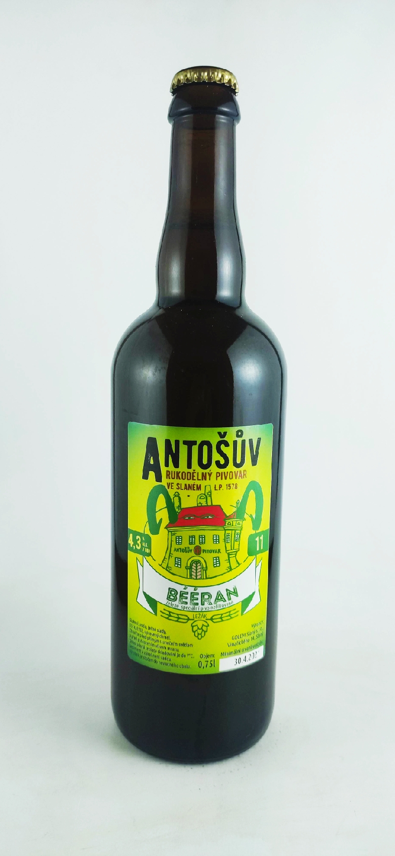 Antoš Velikonoční zelený béééran 11°