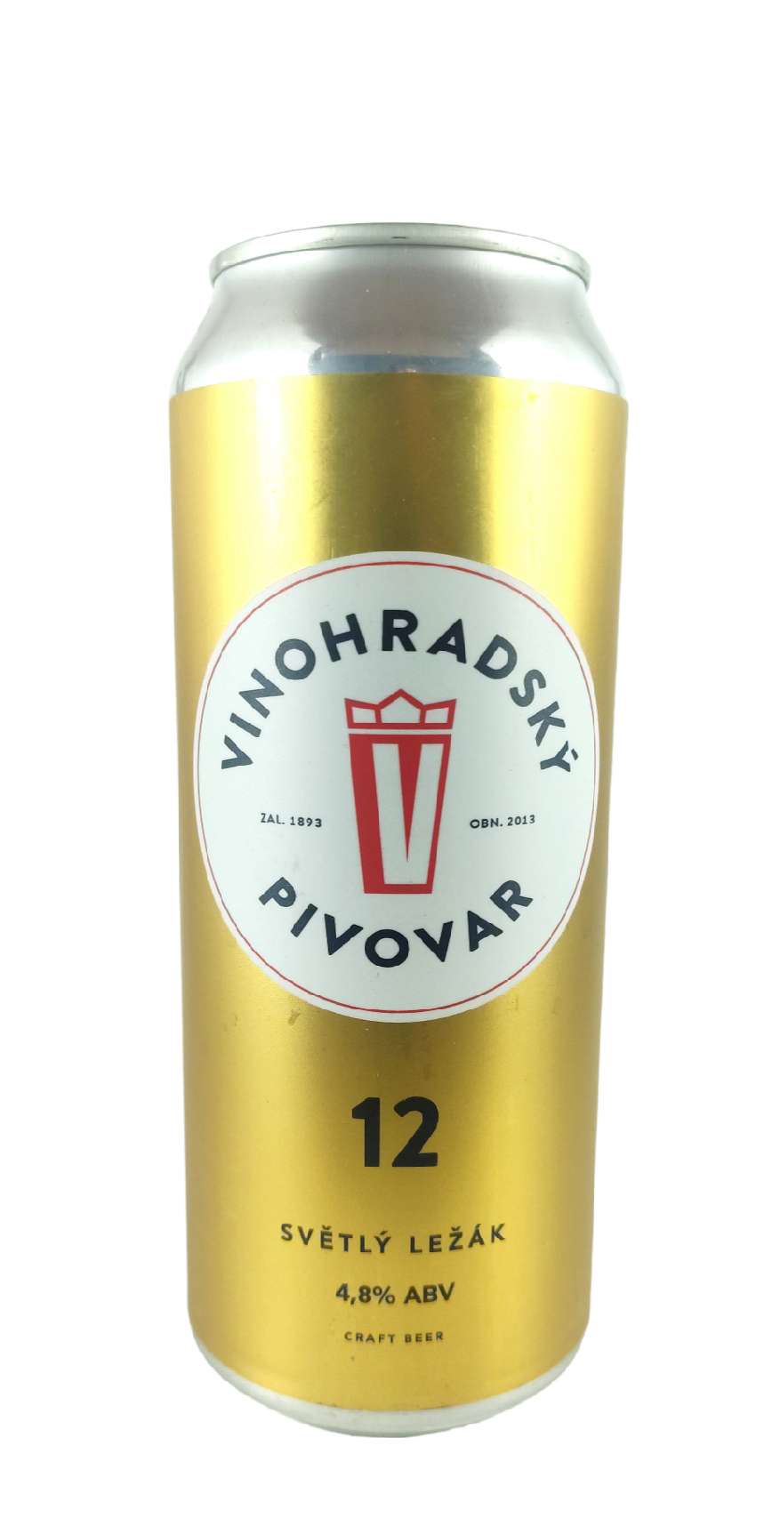 Vinohrady Vinohradská světlý ležák 12°