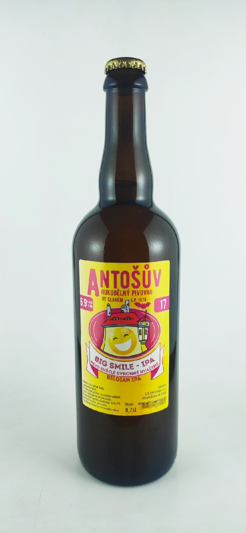 Antoš BIG SMILE IPA Belgian IPA 17°
