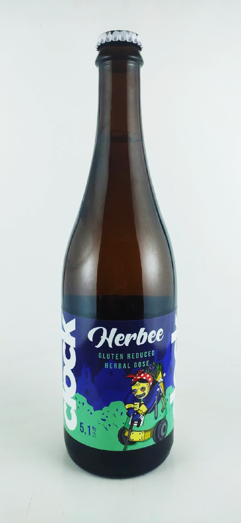 Clock Herbee Gluten Reduced Herbal Gose 12°