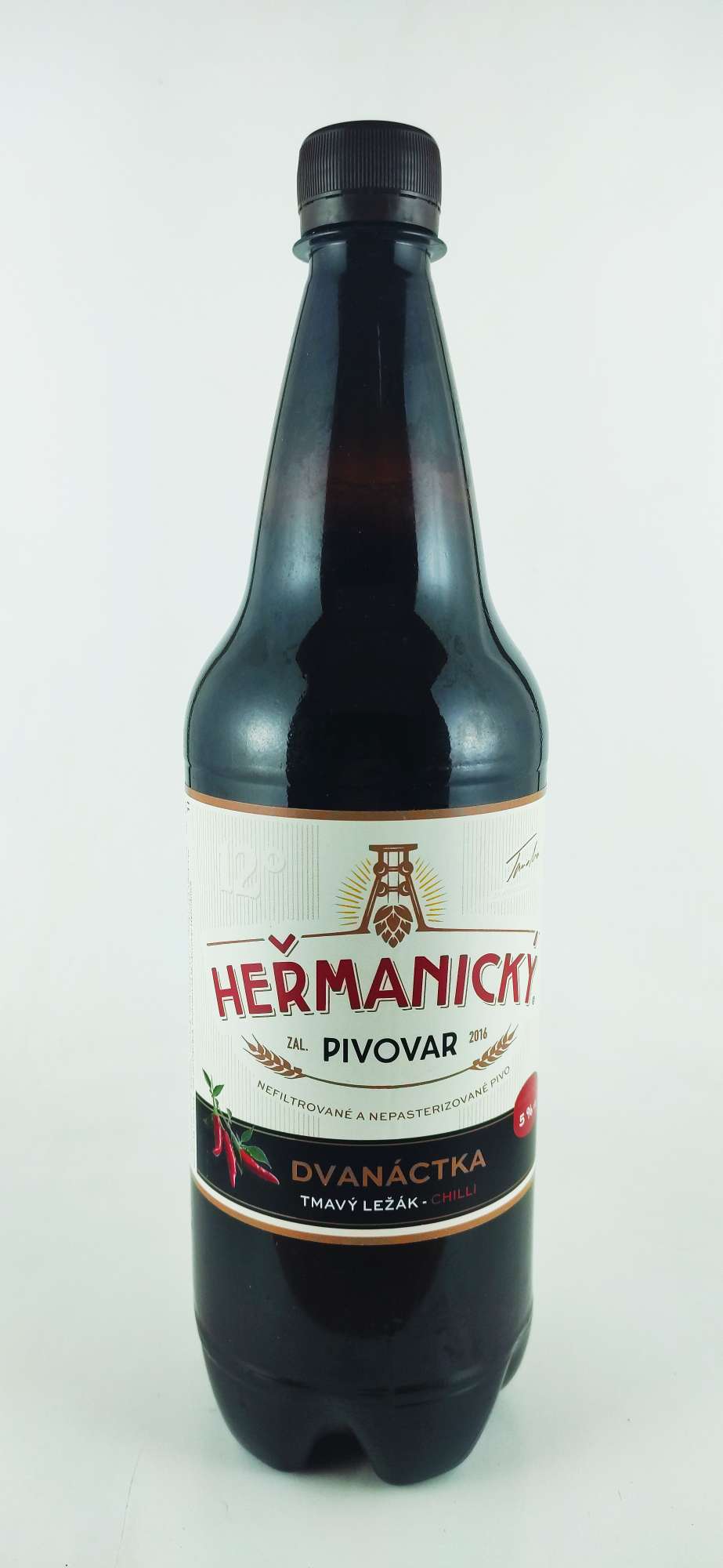 Heřmanický Tmavý ležák Chilli 12°