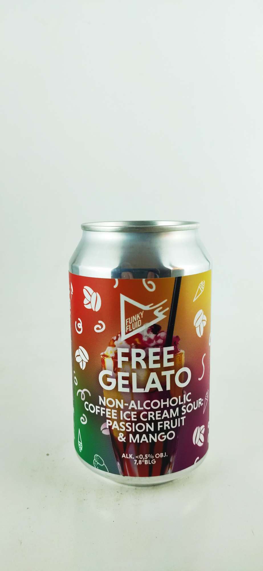 Funky Fluid Free Gelato Coffee Ice cream Sour 0°