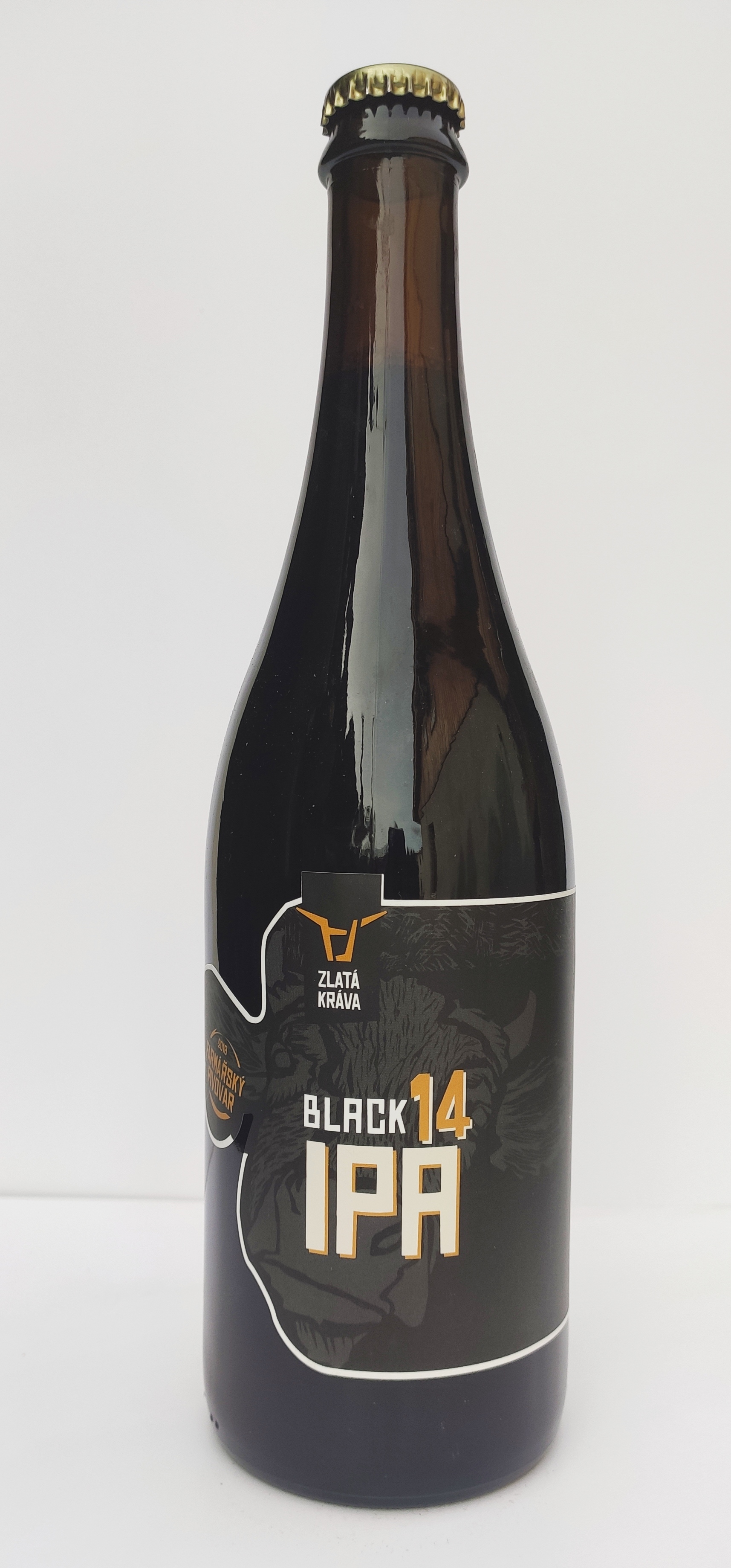 Zlatá kráva Black IPA 14°