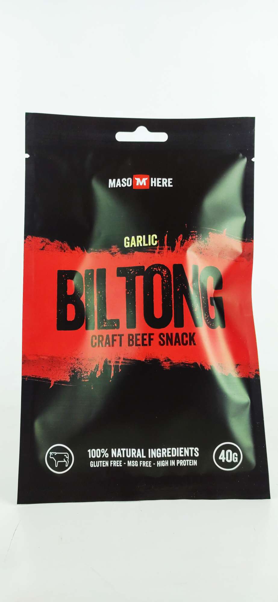 Maso Here Hovězí Biltong Česnek 40g