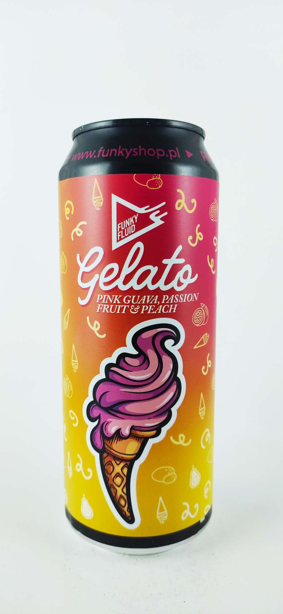 Funky Fluid Gelato Pink Guava Passionfruit & Peach Sour