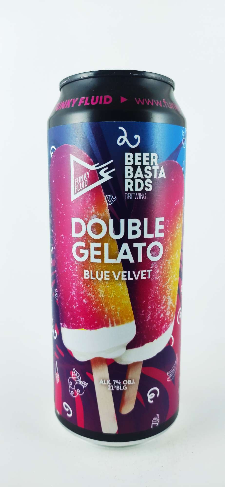 Funky Fluid Double Gelato Blue Velvet Pastry Sour 21°