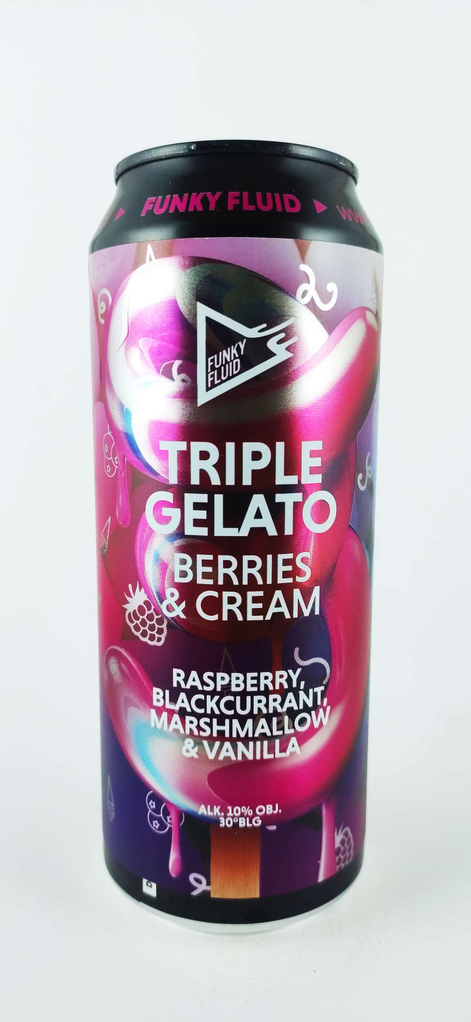 Funky Fluid Triple Gelato Berries and Cream Triple Pastry Sour 30°
