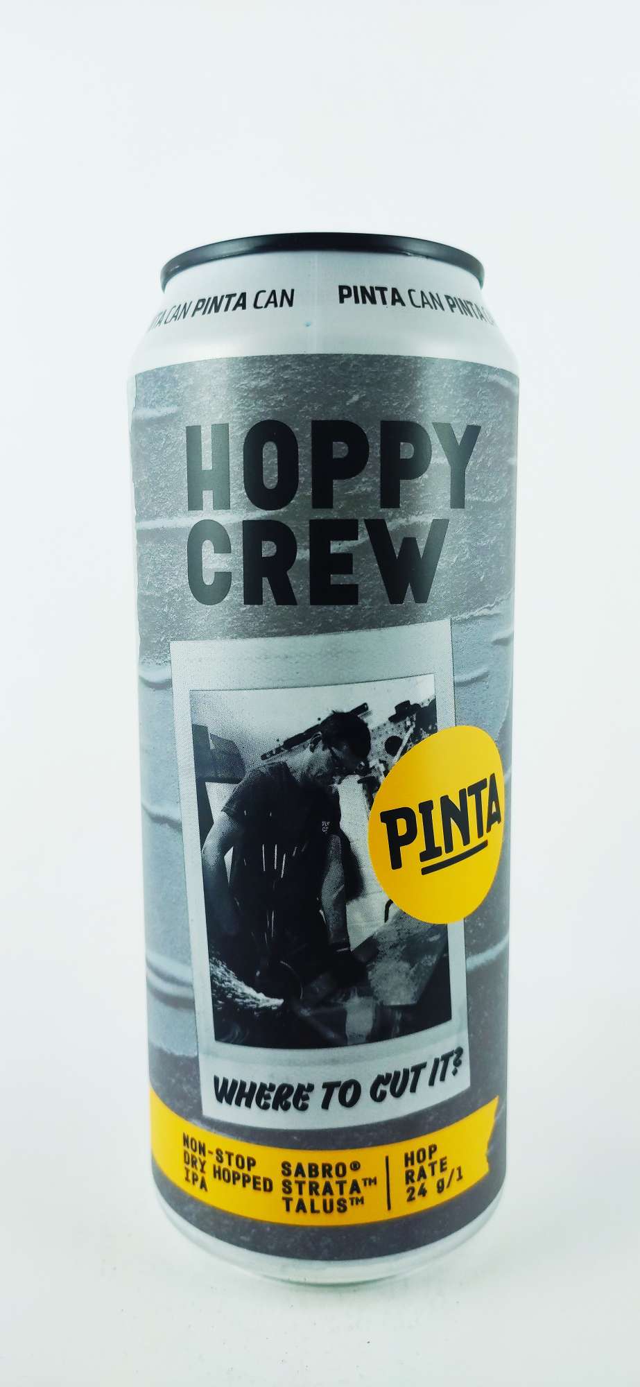 Pinta Hoppy Crew "Where To Cut" NON-STOP DRY HOPPED DIPA  16,5°