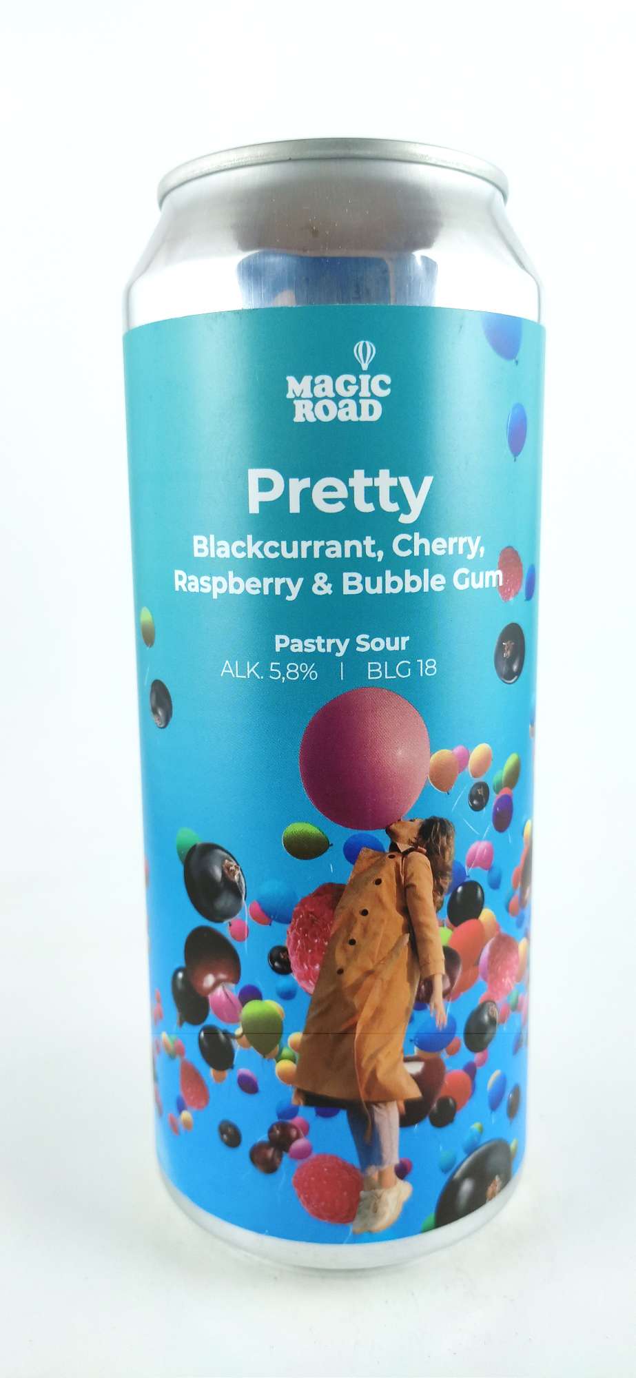 Magic Road Pretty - Blackcurrant, Cherry, Raspb& Bubble Gummy Pastry Sour 18°