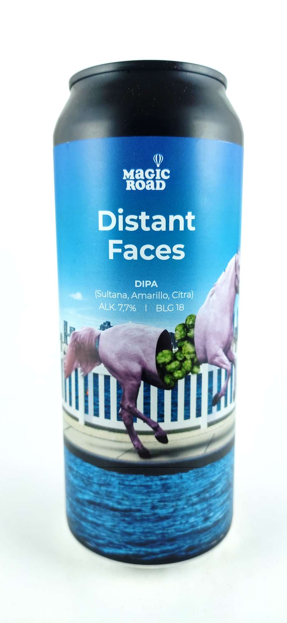 Magic Road Distant Faces IPA - Imperial / Double New England / Hazy 18°