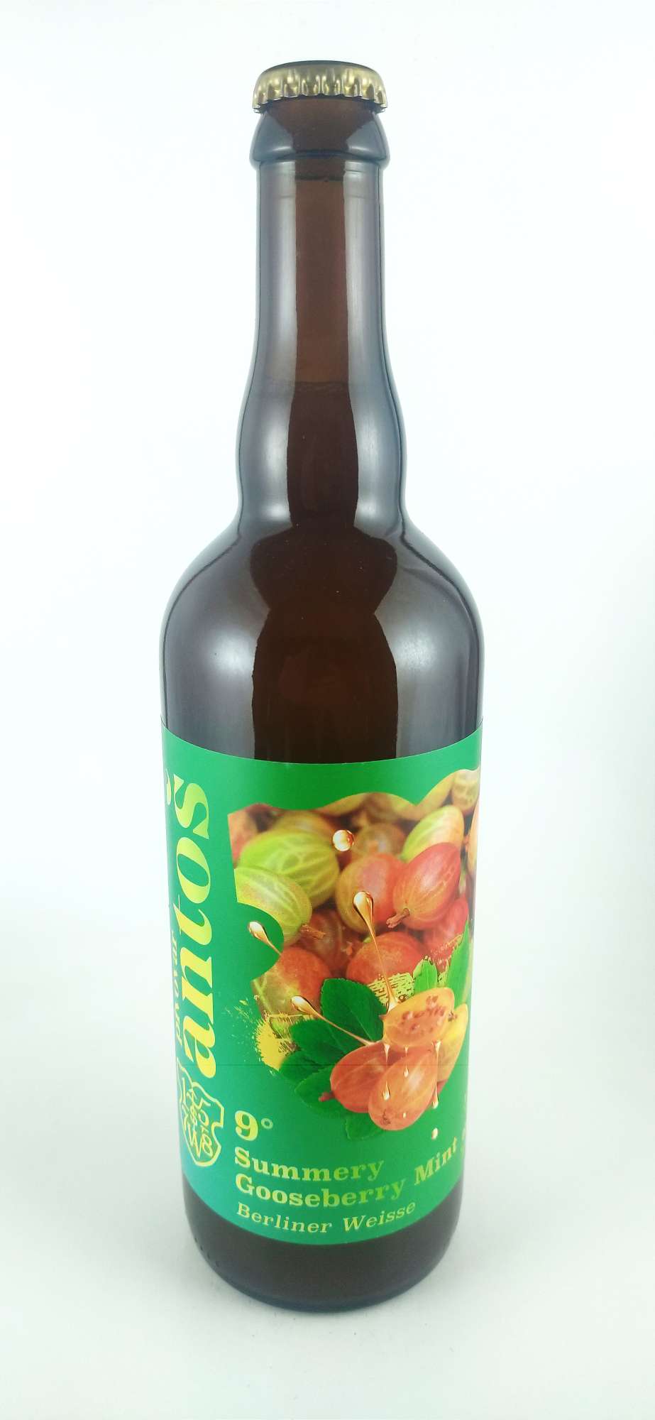Antoš Summery Goosberry & Mint Berliner Weisse 9°