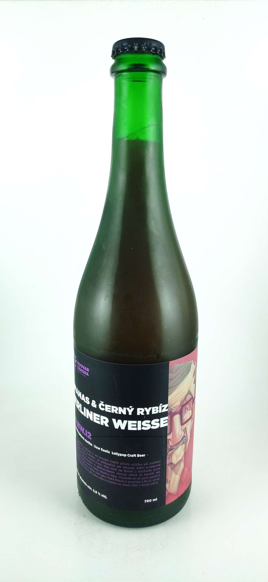Záhora Berliner Weisse s ananasem a černým rybízem 9°