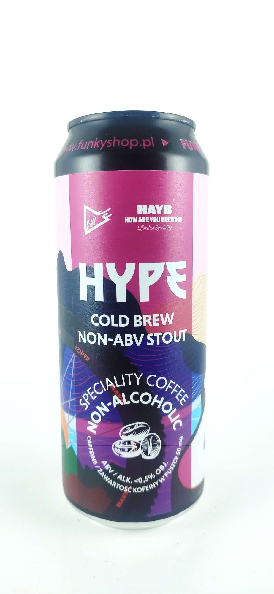 Funky Fluid Hype Cold Brew Non-alcoholic stout 0° - Pivní ochutnávka