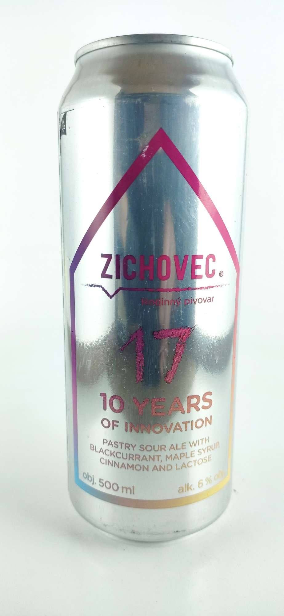 Zichovec 10 Years of Innovation Pastry Sour 17° - Pivní ochutnávka