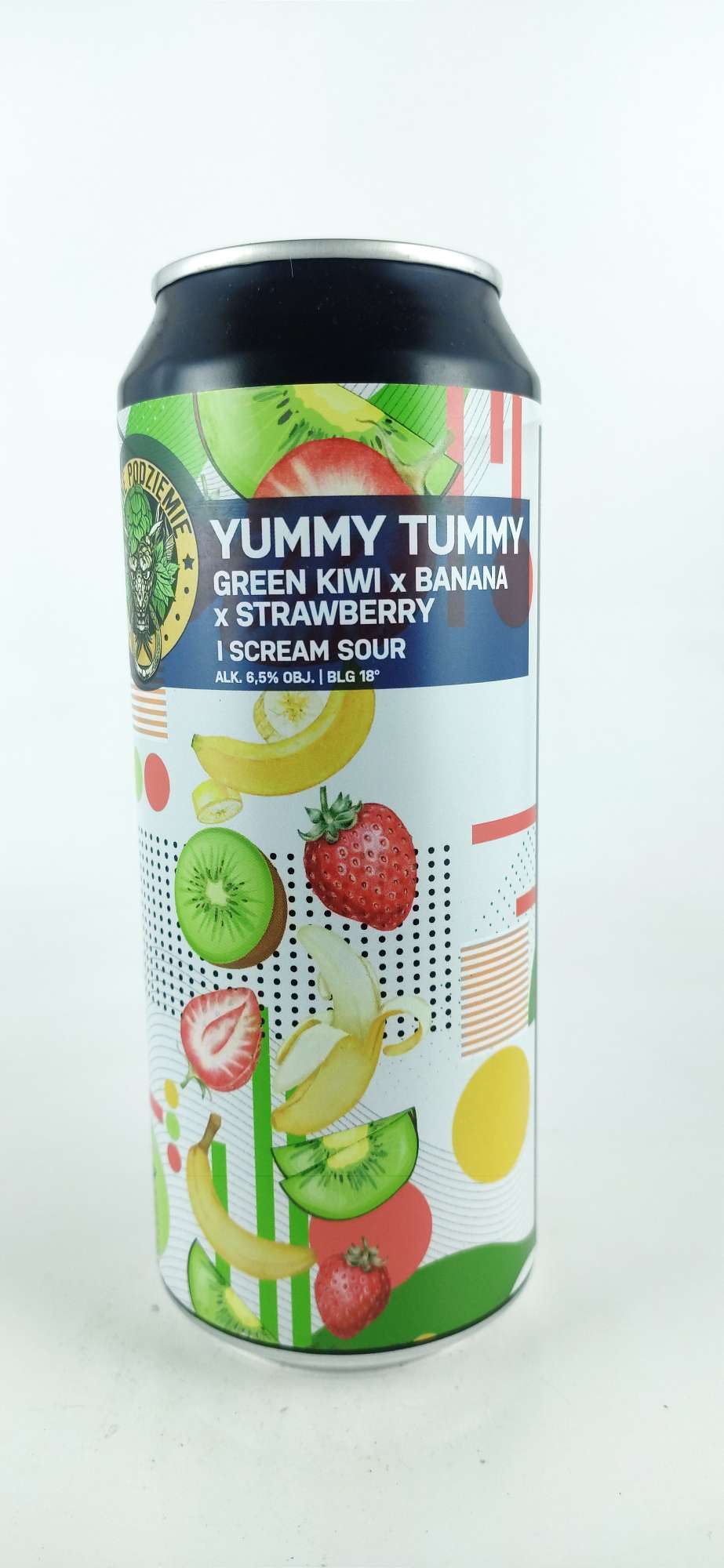 Piwne Podziemie Yummy Tummy- kiwi, banan, truskawka Sour 18°