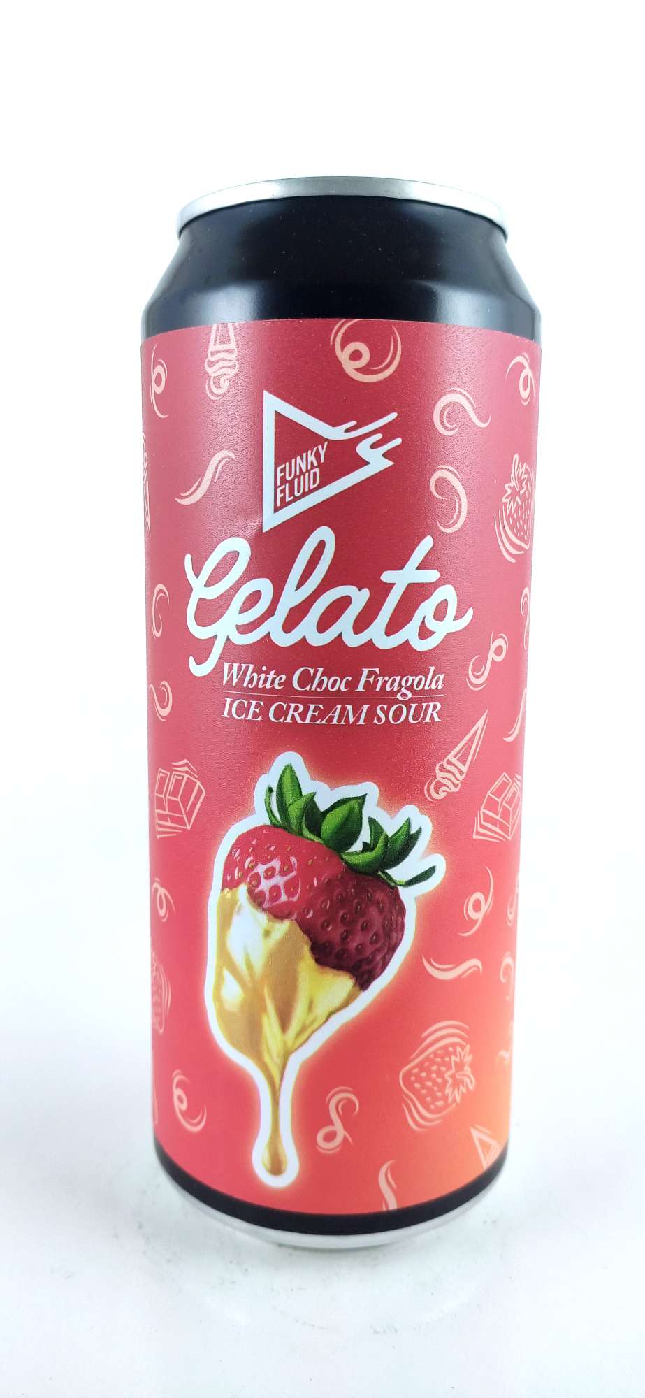 Funky Fluid Gelato White Choc Fragola
