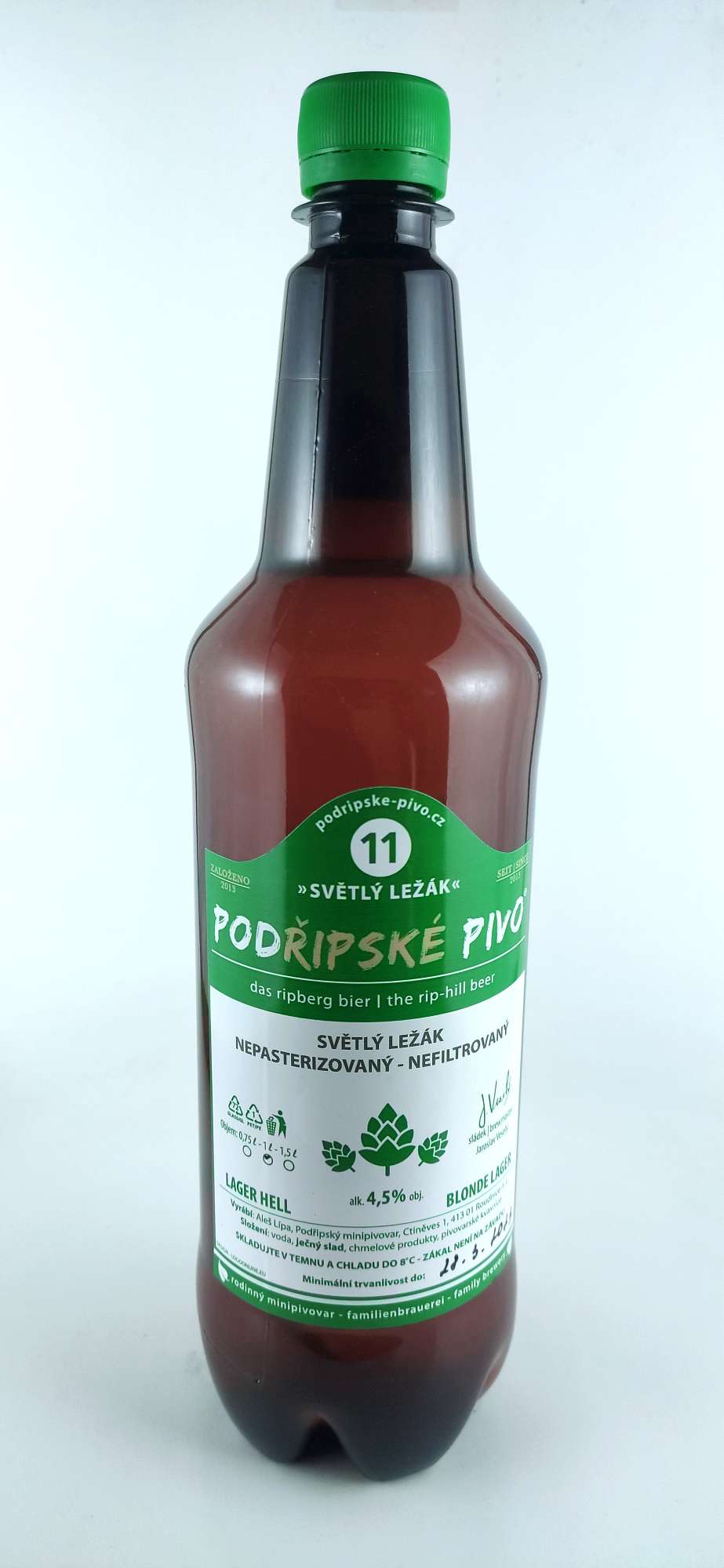 Podřipské Světlý ležák 11°