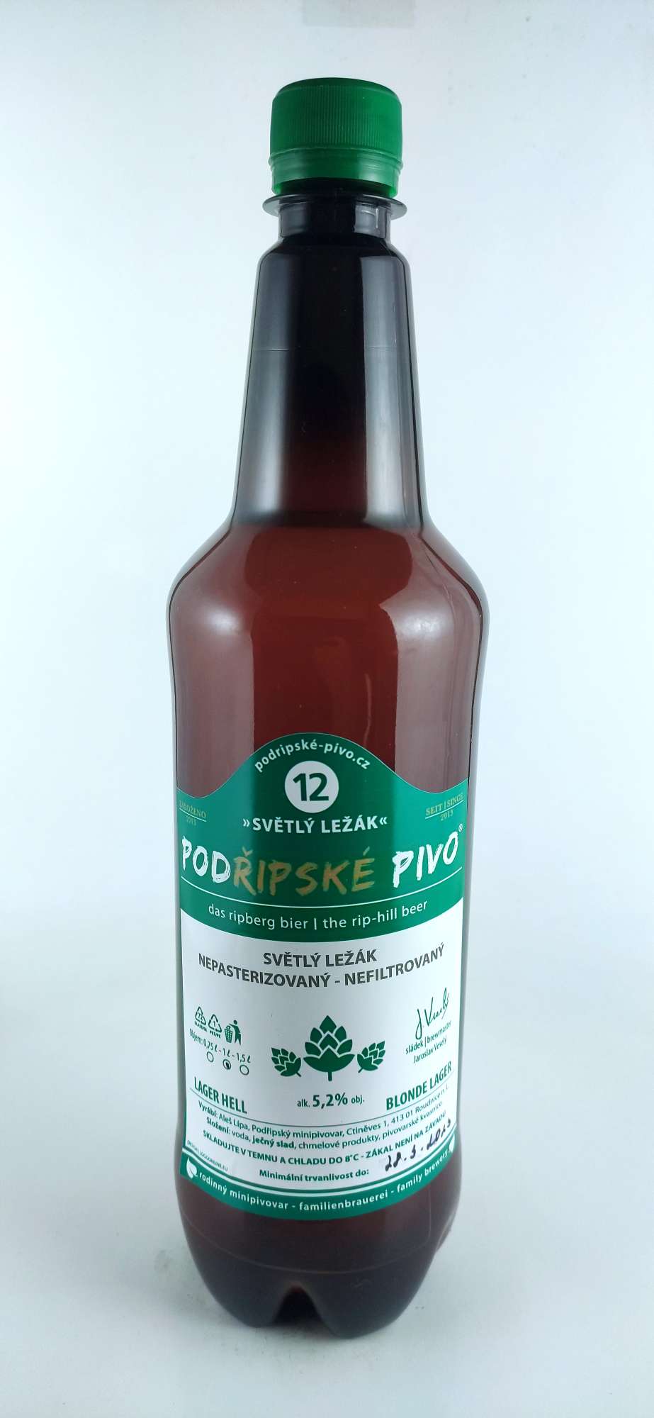 Podřipský Světlý ležák 12°