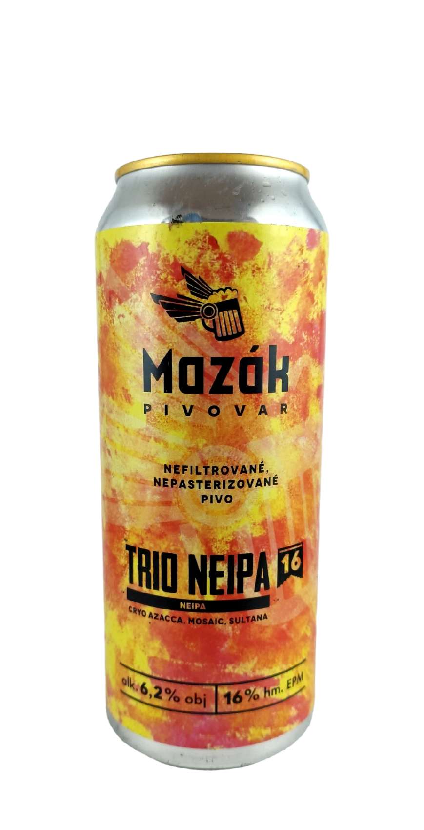 Mazák Trio NEIPA Azacca Cryo, Sultana, Mosaic 16°
