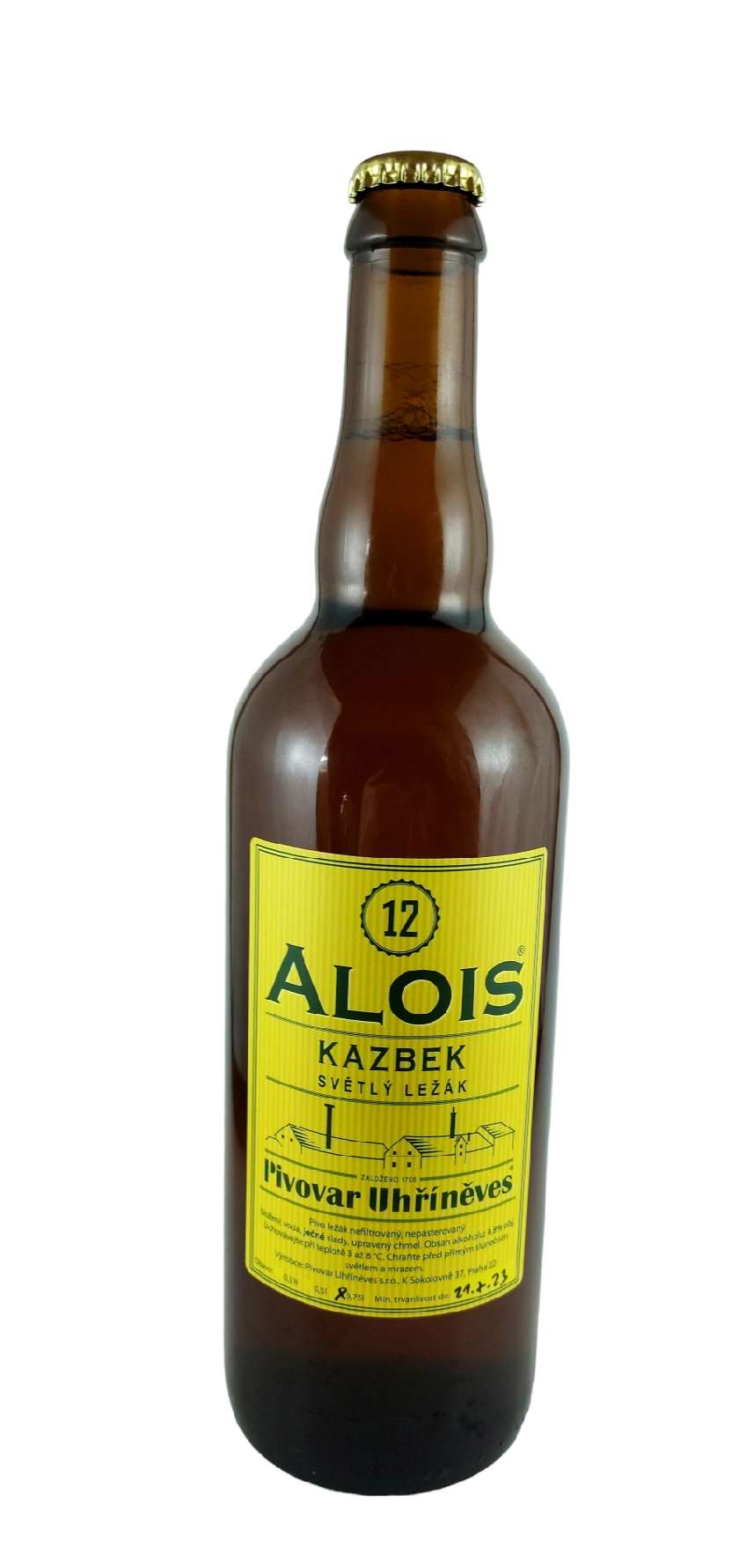 Uhříněves Alois světlý ležák 12°