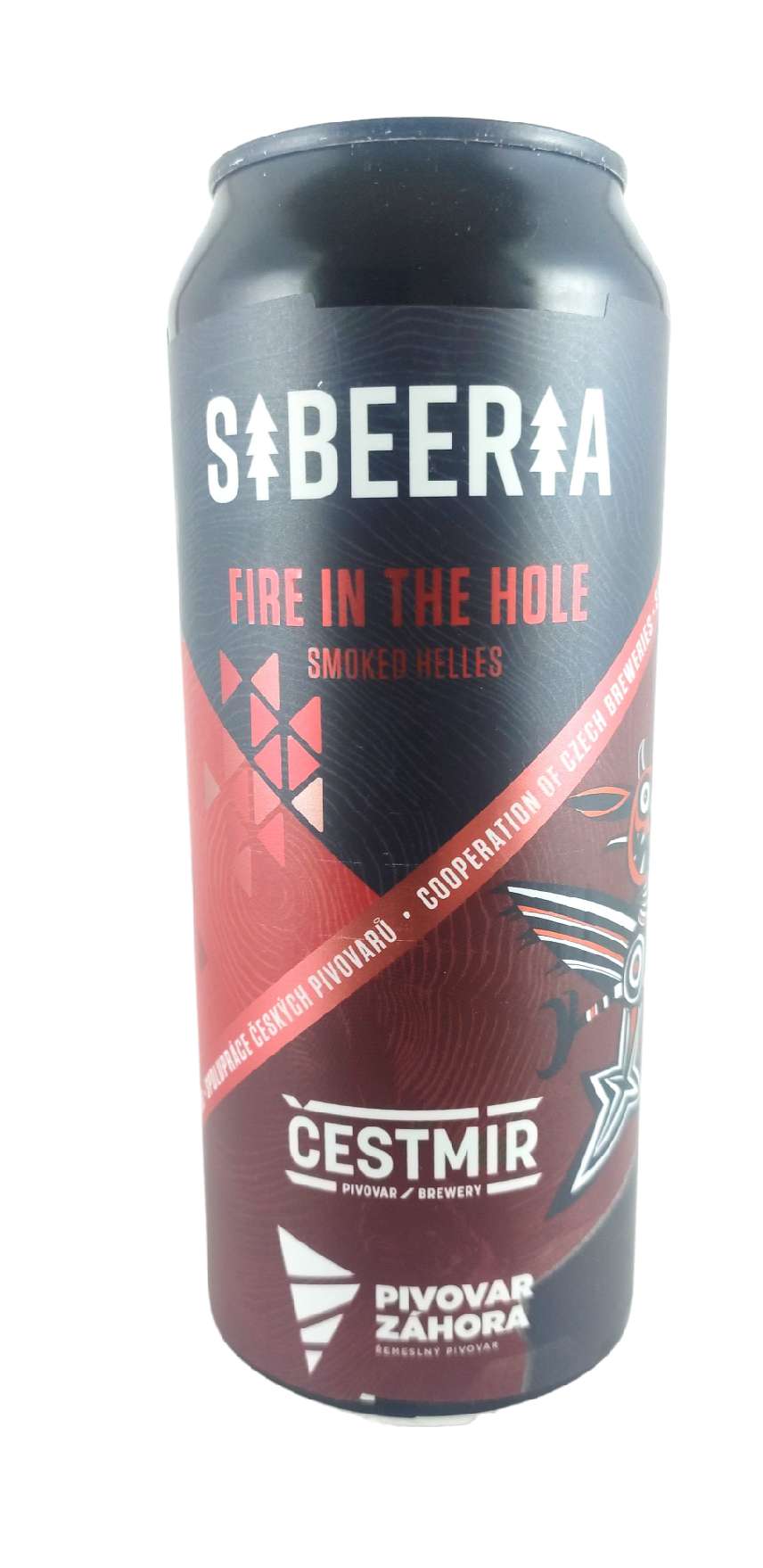 Záhora kooperace s Čestmír a Sibeeria Fire In The Hole Smoke Helles 11°