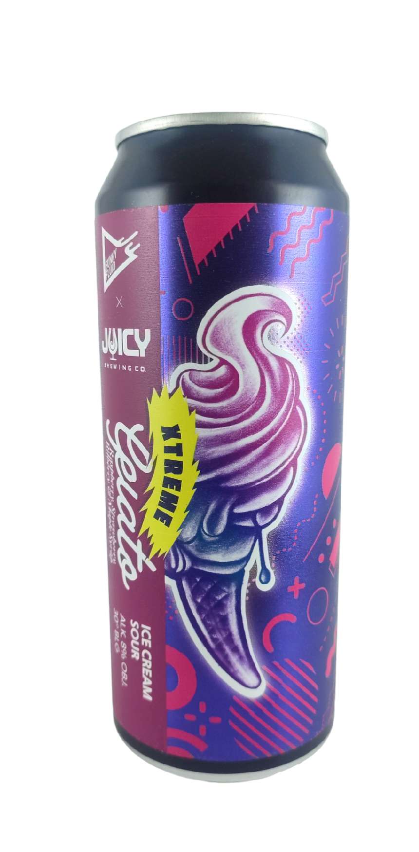 Funky Fluid Gelato XTREME: Raspberry Strawberry Bilberry & Maple Syrup 30°