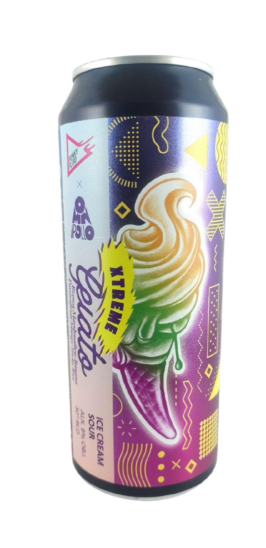 Funky Fluid Gelato XTREME: Bianca Marshmallow Banana Passionfruit Mango,Rice 30°
