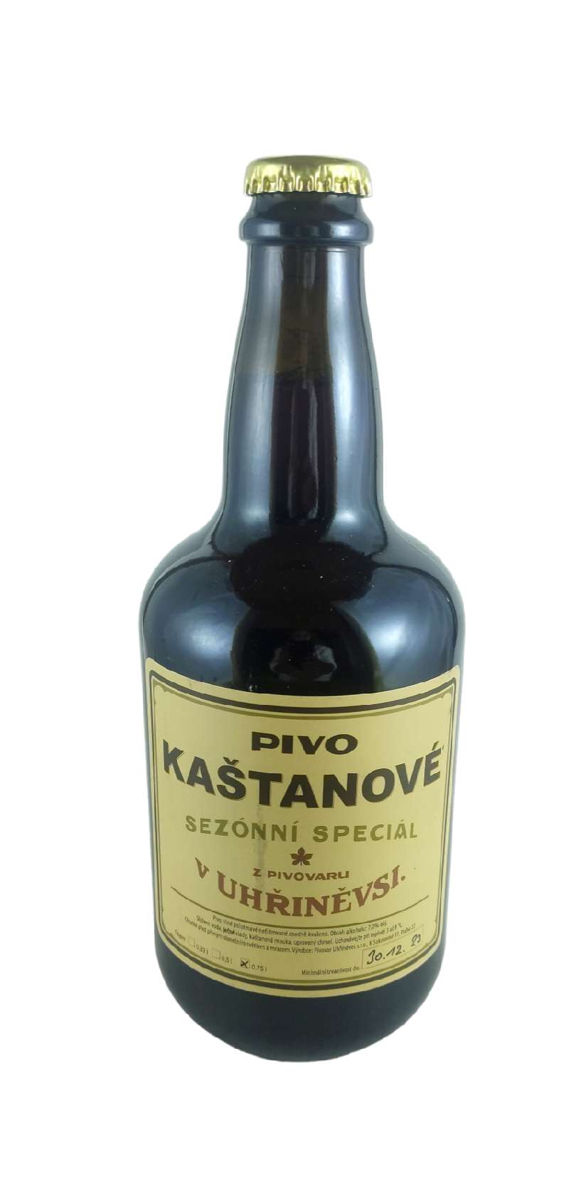 Uhříněves Kaštanové pivo 18°