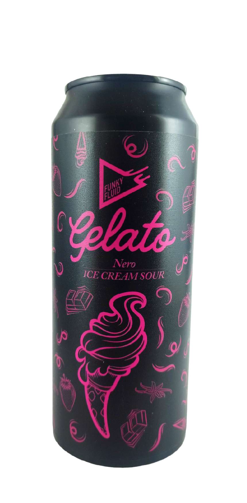 Funky Fluid Gelato: Nero Ice Cream Sour 18°
