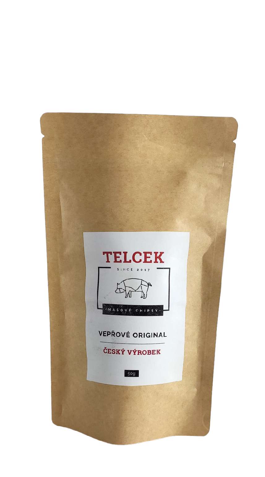Telcek Vepřové chipsy original 50g