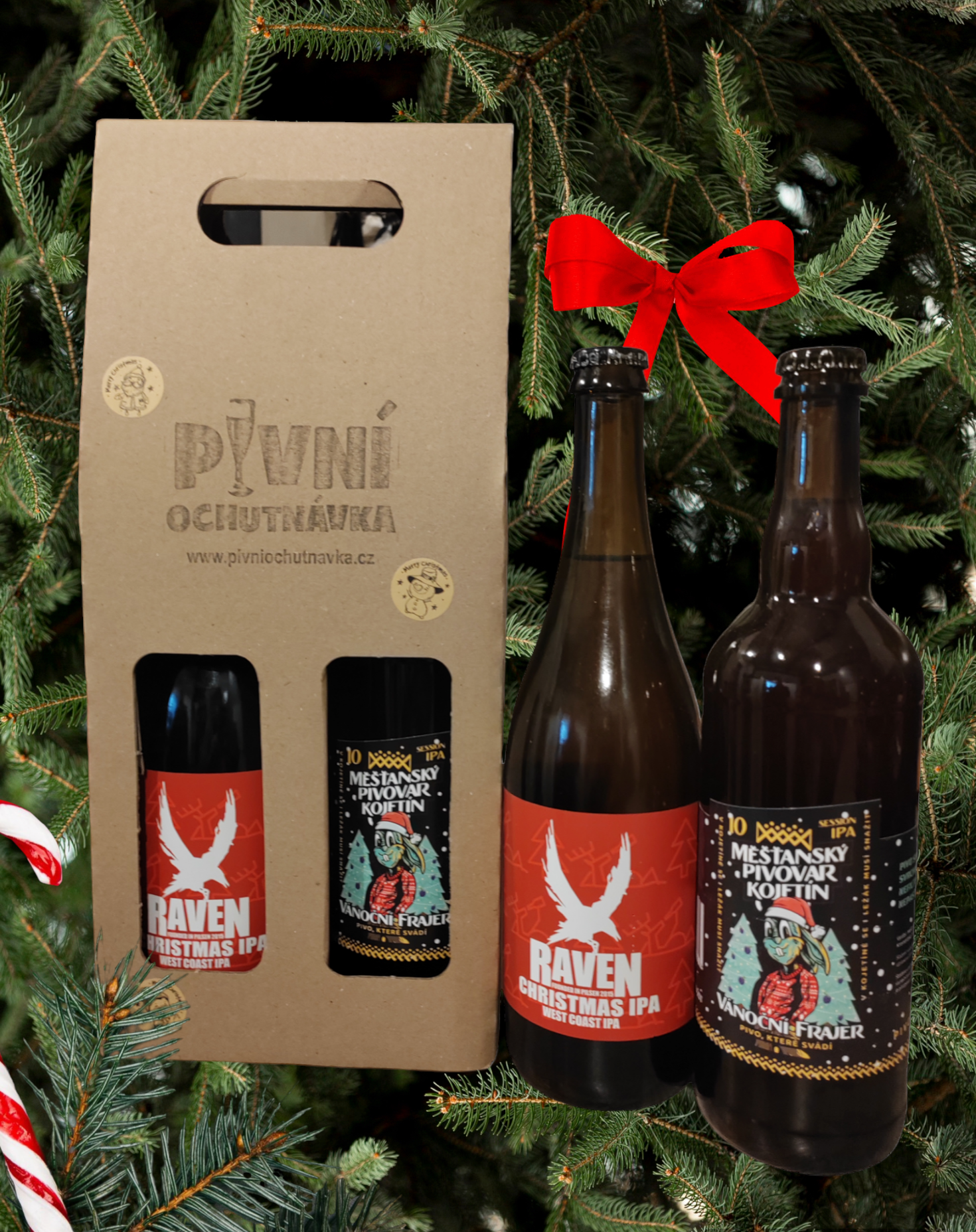 Pivní dvojka "Christmas Frajer"