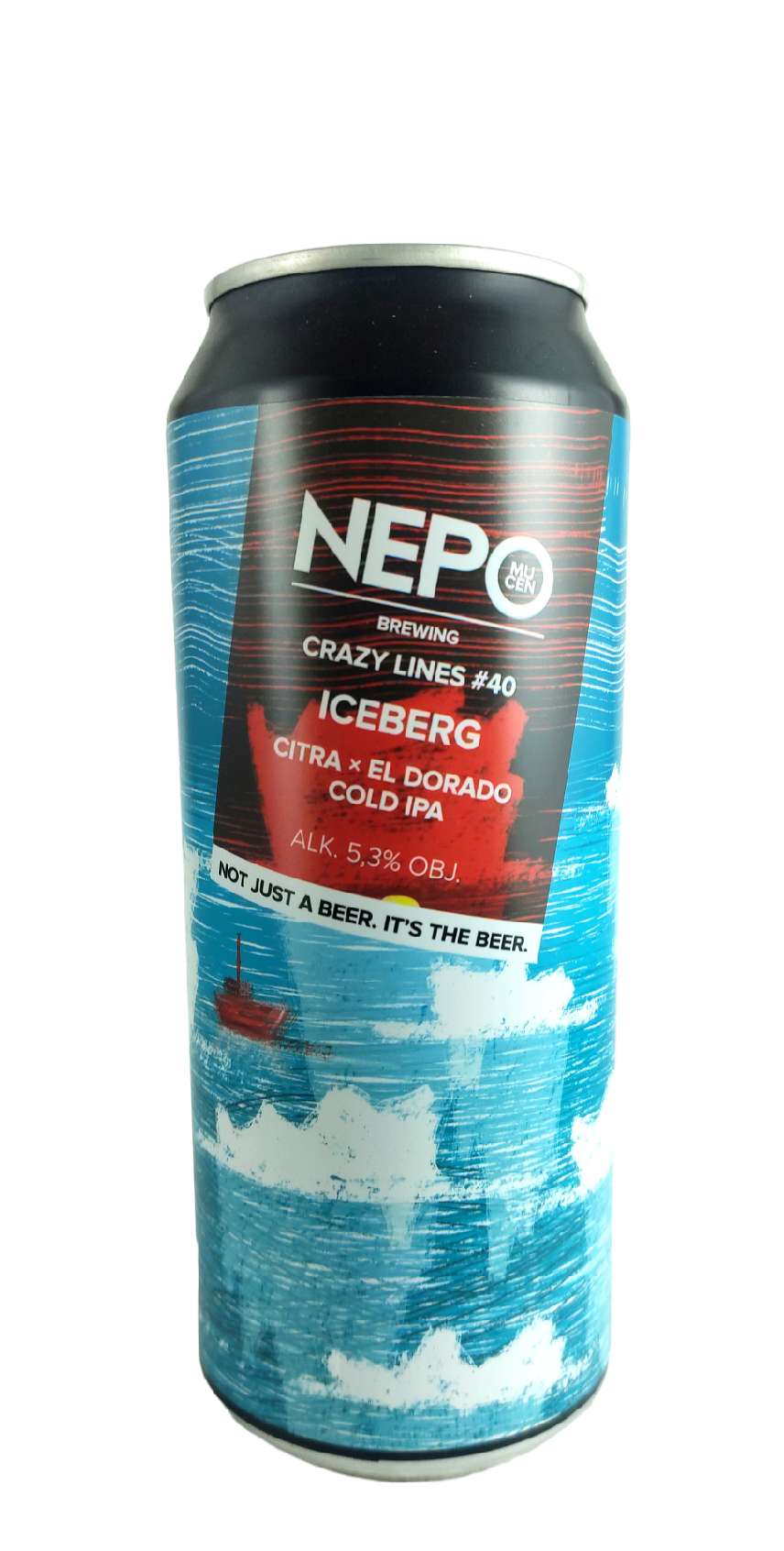 Nepomucen Iceberg Crazy Lines #40 Cold IPA 11°