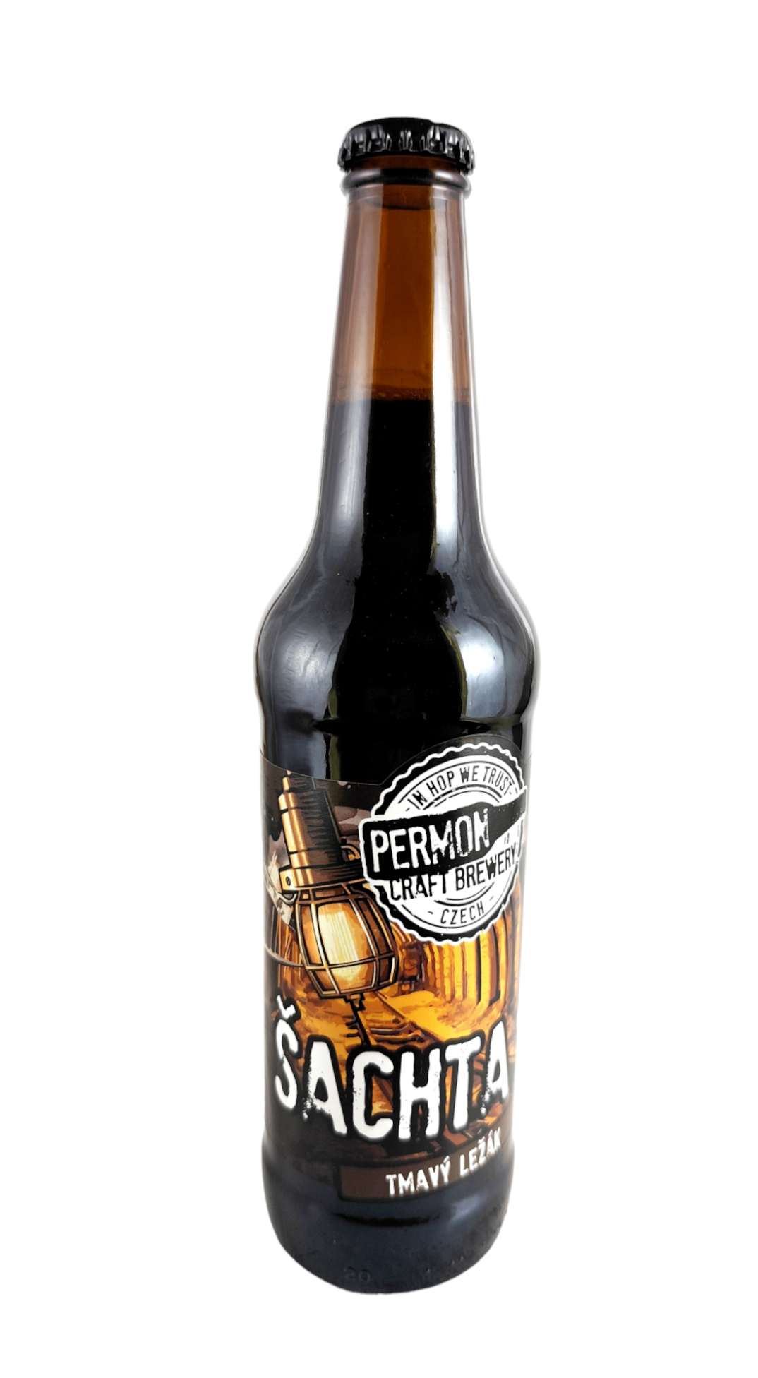 Permon Šachta tmavý ležák 12°