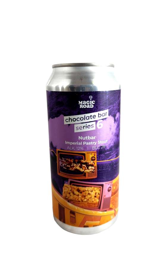 Magic Road Chiocolate bar series 6: Nutbar Imperial Pastry Stout 28°