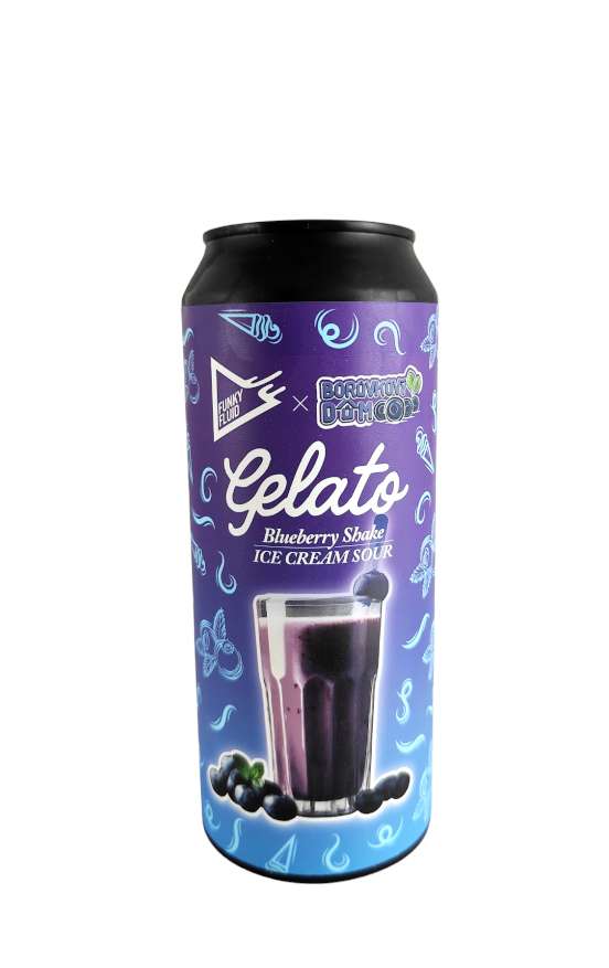 Funky Fluid Gelato: Blueberry Shake Sour 18°