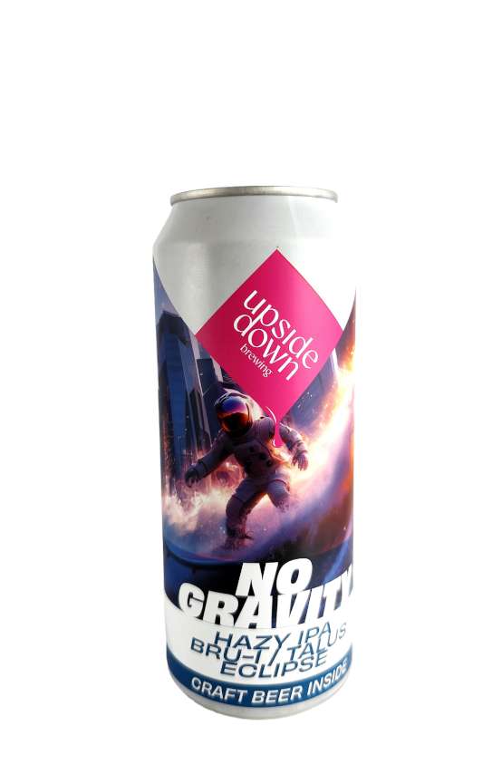 Upside Down No Gravity: BRU-1, Talus Hazy IPA 13°