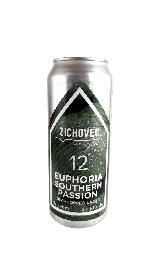 Zichovec Euphoria Southern Passion Dry-Hopped Lager 12°