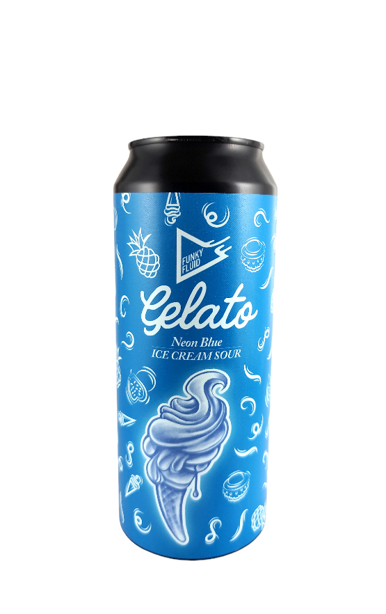 Funky Fluid Gelato: Neon Blue Sour 18°
