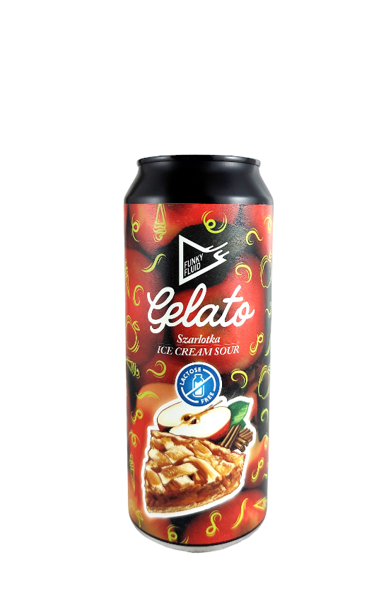 Funky Fluid Gelato: Szarlotka No Lactose 18°